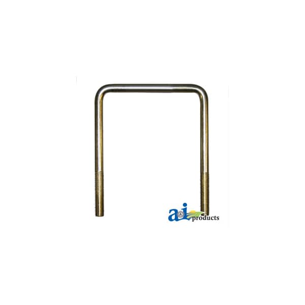 Square U-Bolt, 5/8 in, 7 in W, 8.87 in H